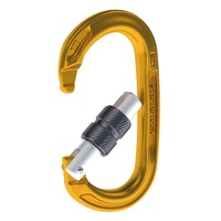 Singing Rock Oxy/Alloy Screw gate Carabiner Gold