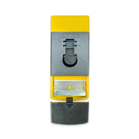Ettore Yellow Plastic Pocket Scraper