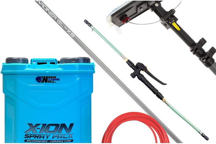 New Indoor water-fed cleaning kits