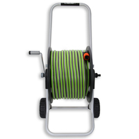 Claber Trolley Hose Reel with 50m of Claber 12mm ID Hose