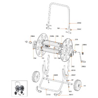 Claber Gemini Hose Reel Spare Parts