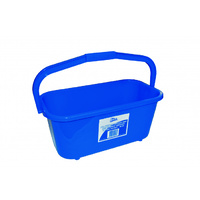 Square 11ltr window cleaning bucket - BLUE