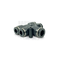 6mm/8mm Push-Fit Double TEE