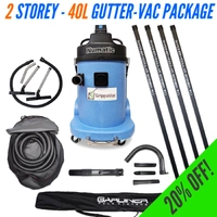 2 Storey - 40L GutterVac Package - 20% OFF!