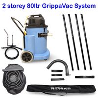 GrippaVac 80ltr Gutter Vacuum System 2 Storeys