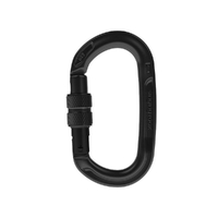 Singing Rock Oxy Screw Gate Carabiner - Black