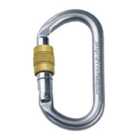 Singing Rock Oval Steel Screw Gate Carabiner