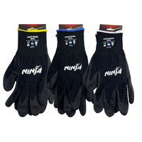 Black Chrome Ninja Gloves