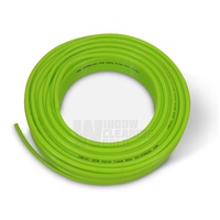 Verdi GTS Lime Green PU Pole Tube 5x8mm 50m coil