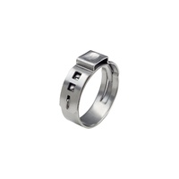 O-Clip Plated Steel Crimp for Hose 