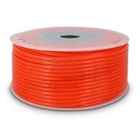 Orange PU Pole Tube - 100m Roll 
