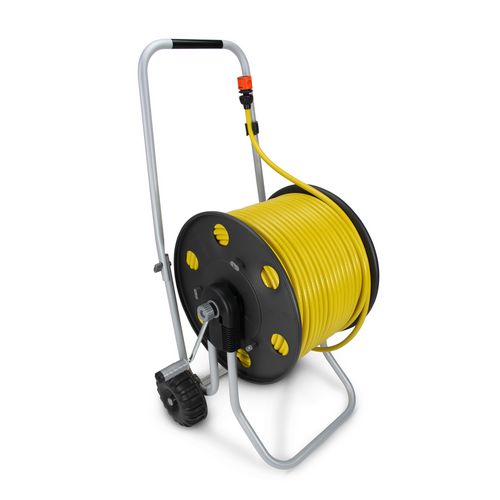 Claber Metal Hose Reel with 80m of 8mm Hose