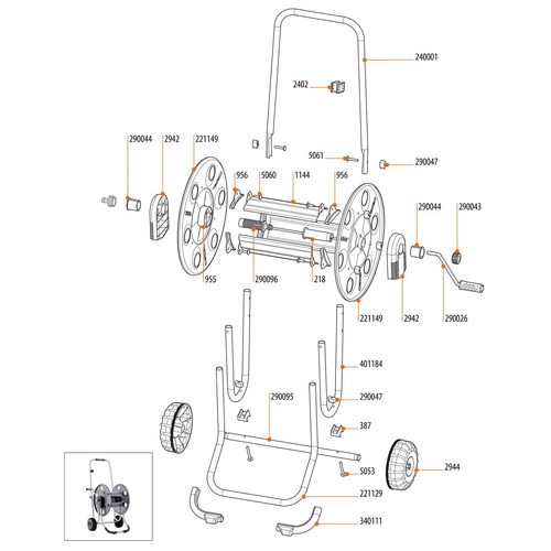 Claber Metal 60 Spare Parts