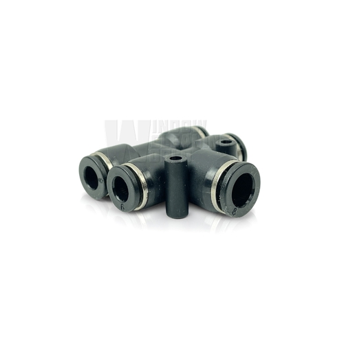 6mm/8mm Push-Fit Double TEE