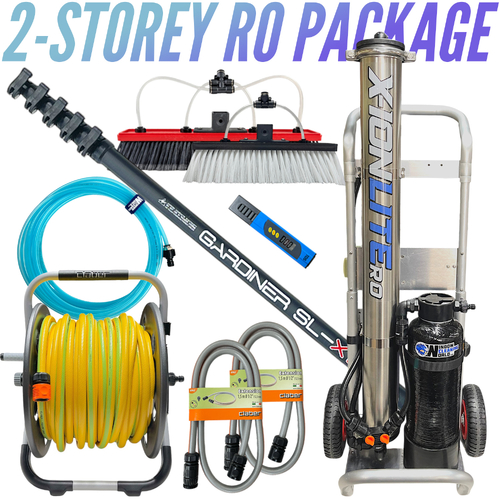 2-Storey X-ION Lite Plus RO Water-fed Window Cleaning Package