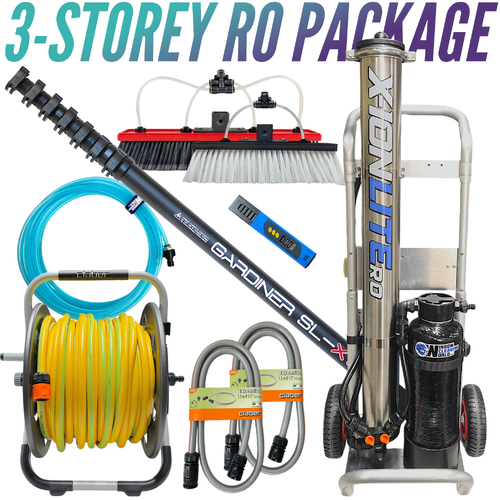 3-Storey X-ION Lite Plus RO Water-fed Window Cleaning Package