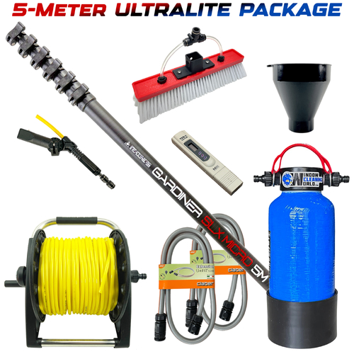 5m UltraLight Water-Fed Window Cleaning Package