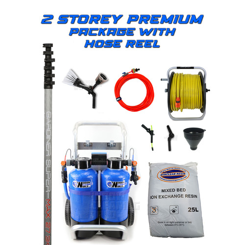 Premium 2-4 Storey Water-Fed Cleaning Package