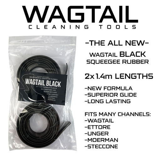 Wagtail Black Rubber
