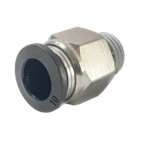 10mm Push fit to 1/4in BSB Thread