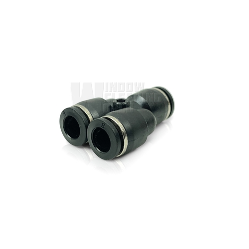 8mm Equal Push Fit Y-fitting