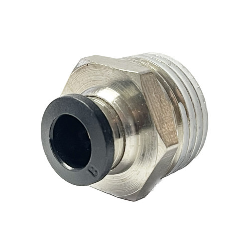 8mm Push fit to 1/2in BSB male thread