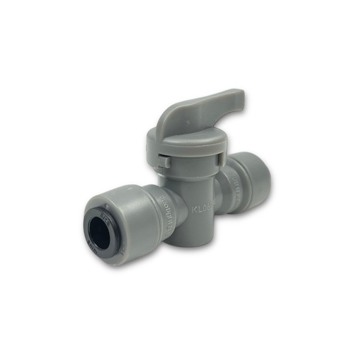 Premium 8mm Push Fit Valve Blue